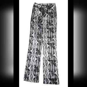 Revolve Snakeskin Metallic Pants Size S